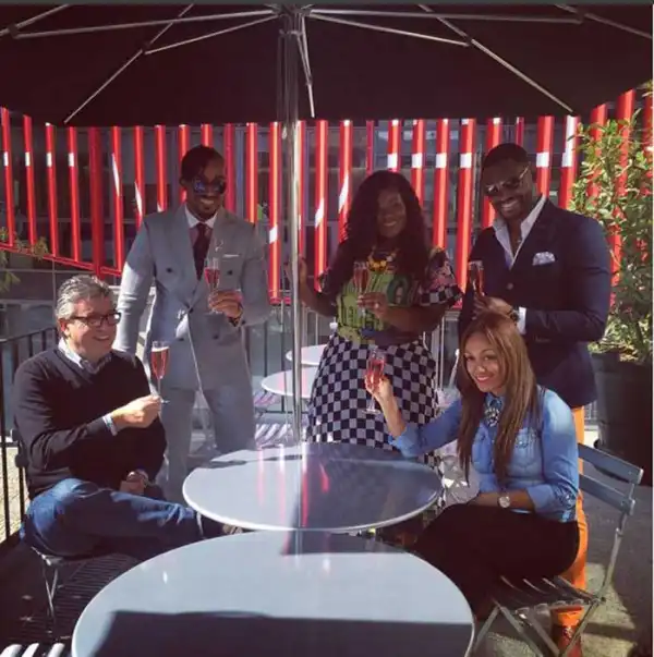 Curvy OAP, Toolz, And Mode,l Bryan Okwara, Catching Fun In Italy [See Photos]